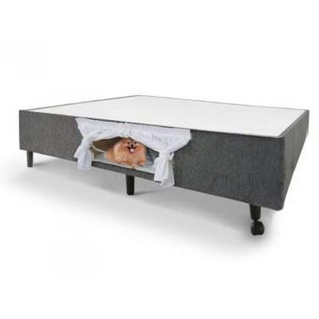 Base Box Solteiro 23cmx90cmx200cm SI Lux Pet Castor Cinza - Colchões castor Menor preço em Base Box Solteiro 23cmx90cmx200cm SI Lux Pet Castor Cinza - Colchões castor