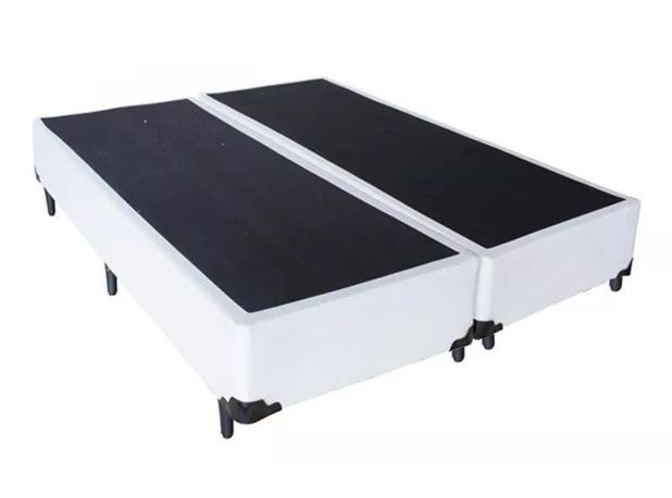 Base Cama Box Bipartido Casal Material Sintético Branco 40x138x188 - Sonho Camas e Móveis é ruim? Base Cama Box Bipartido Casal Material Sintético Branco 40x138x188 - Sonho Camas e Móveis é boa?