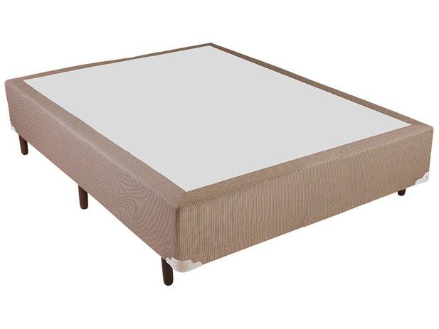Base Cama Box Casal Inducol 42cm de Altura - Vanille Menor preço em Base Cama Box Casal Inducol 42cm de Altura - Vanille