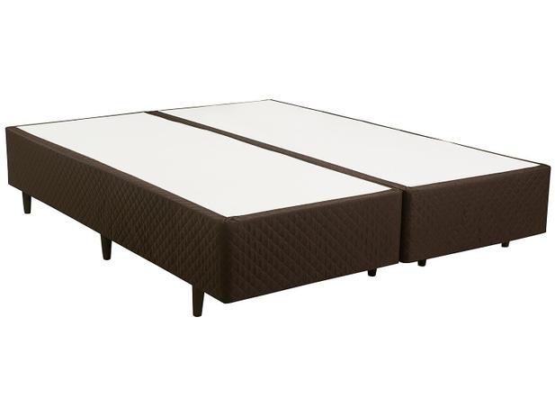 Base Cama Box Queen Herval Bipartido - 28cm de Altura Dublin Menor preço em Base Cama Box Queen Herval Bipartido - 28cm de Altura Dublin