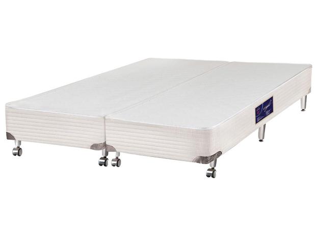 Base Cama Box Queen Size Castor Bipartido - 23x158x198cm Vitagel