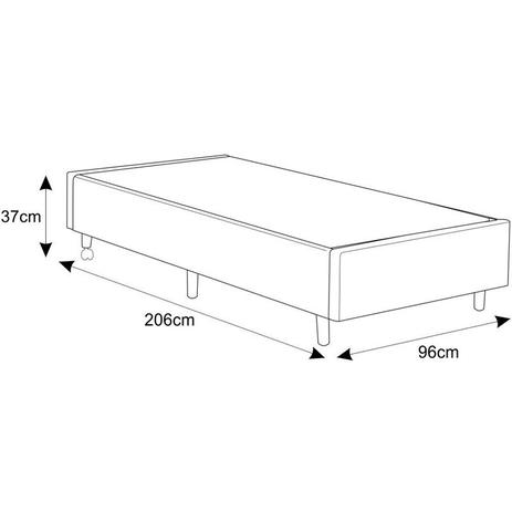 Base Cama Box Solteiro 96cm Versátil Branco - StarBox é boa?