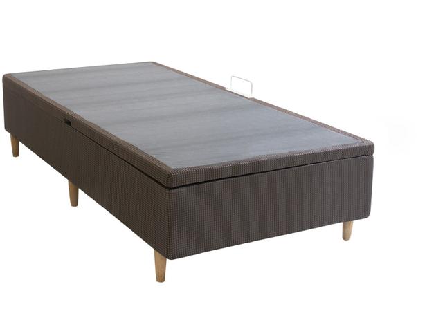 Base Cama Box Solteiro Kappesberg com Baú - 30cm de Altura Sommier Menor preço em Base Cama Box Solteiro Kappesberg com Baú - 30cm de Altura Sommier