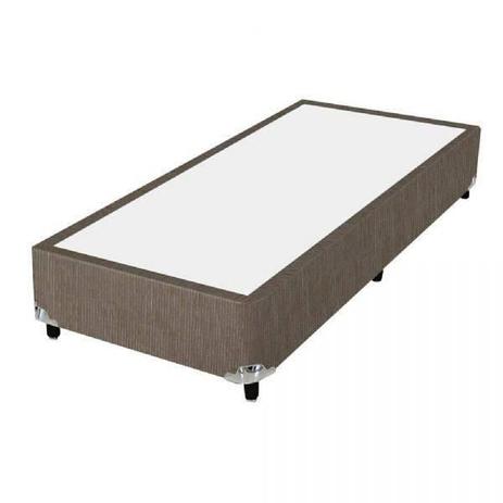 Base Cama Box Solteiro Plumatex Tecido Chenille, Bege, 50451401.577 Menor preço em Base Cama Box Solteiro Plumatex Tecido Chenille, Bege, 50451401.577