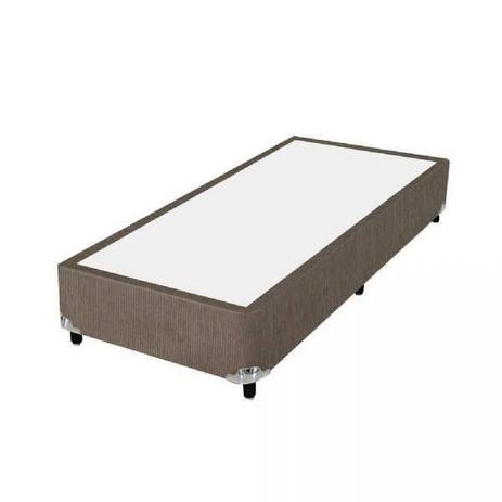 Base Cama Box Solteiro Plumatex Tecido Chenille, Marrom, 50451401.736 Menor preço em Base Cama Box Solteiro Plumatex Tecido Chenille, Marrom, 50451401.736