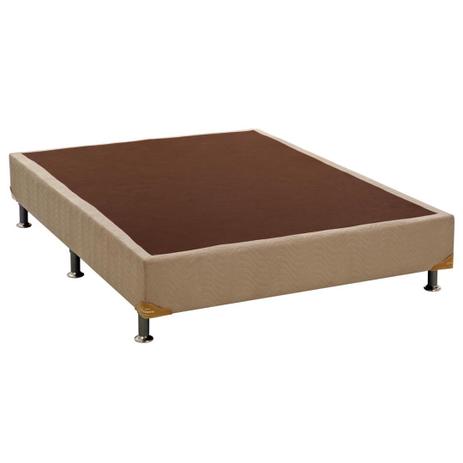 Base Camurça Bege Viúva (128x188x30) - Revestida em Camurça - Ortobom Menor preço em Base Camurça Bege Viúva (128x188x30) - Revestida em Camurça - Ortobom