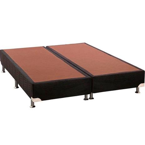 Base Camurça Preto Queen 30x158x198cm - Ortobom Menor preço em Base Camurça Preto Queen 30x158x198cm - Ortobom