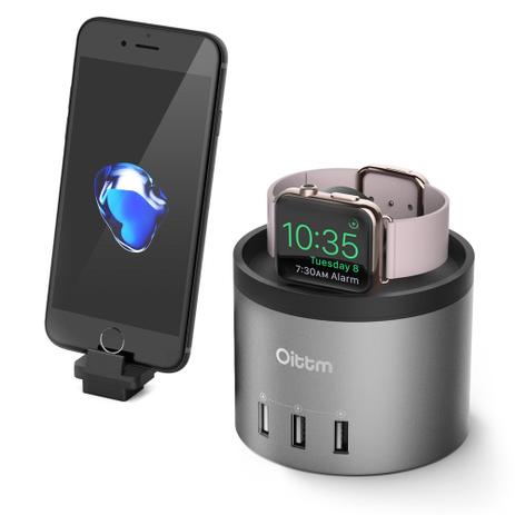 Base Carregador Iphone E Apple Watch 3 Usb Original Oittm Menor preço em Base Carregador Iphone E Apple Watch 3 Usb Original Oittm