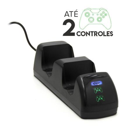 Base Carregador P/ 2 Controles Xbox-one + 2 Baterias Kp-5139 - Knup é boa?