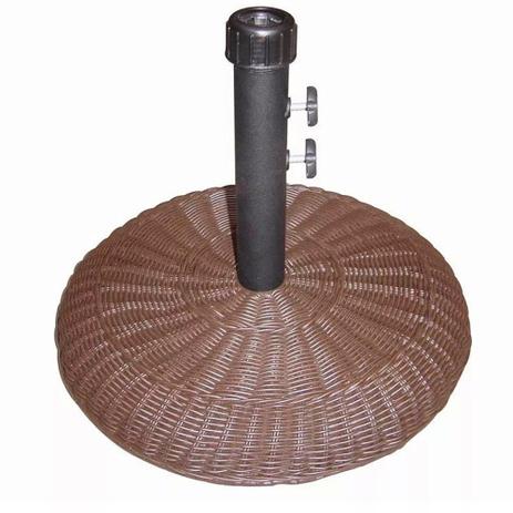 Base Concreto 16kg Para Ombrelone Revestido Rattan Sintético Bel Fix Menor preço em Base Concreto 16kg Para Ombrelone Revestido Rattan Sintético Bel Fix