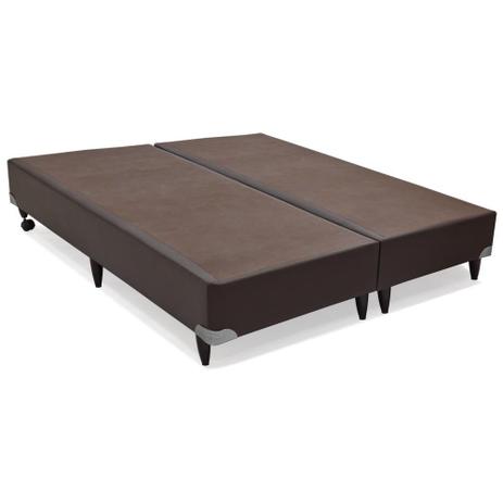 Base Courino Marrom Queen 158x198x30 - Colchões ortobom Menor preço em Base Courino Marrom Queen 158x198x30 - Colchões ortobom
