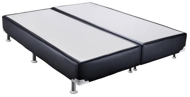 Base Courino Preto Queen 158x198x23 - Colchões ortobom Menor preço em Base Courino Preto Queen 158x198x23 - Colchões ortobom