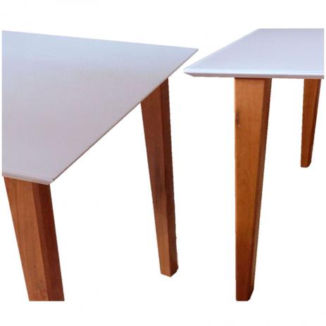 Base Cristal Madeira para Mesa Jantar Tampo de MDF até 1,4 m - Ambiente Decor Menor preço em Base Cristal Madeira para Mesa Jantar Tampo de MDF até 1,4 m - Ambiente Decor
