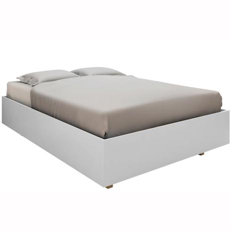 Base de Cama Super Box Queen Branco - Framar Menor preço em Base de Cama Super Box Queen Branco - Framar
