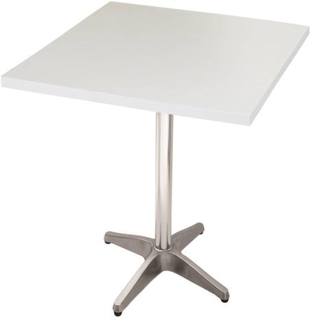 Base Nebraska Aluminio com Tampo Quadrado Branco de 80 cm - 39290 - Sun house Menor preço em Base Nebraska Aluminio com Tampo Quadrado Branco de 80 cm - 39290 - Sun house