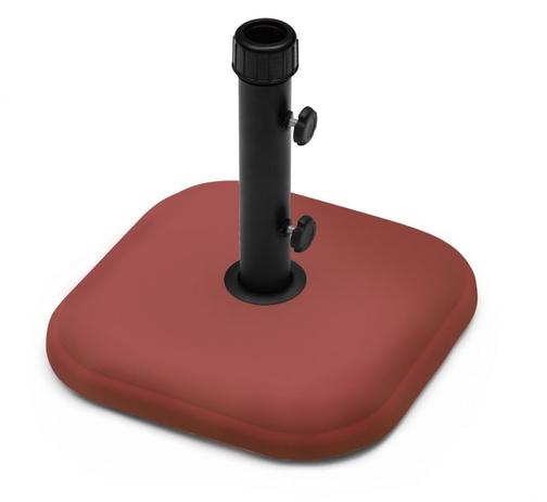 Base ombrellone em concreto quadrada 11kg vermelho - Bel Lazer Menor preço em Base ombrellone em concreto quadrada 11kg vermelho - Bel Lazer