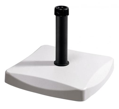 Base ombrellone em concreto quadrada 25kg branco - Bel Lazer Menor preço em Base ombrellone em concreto quadrada 25kg branco - Bel Lazer