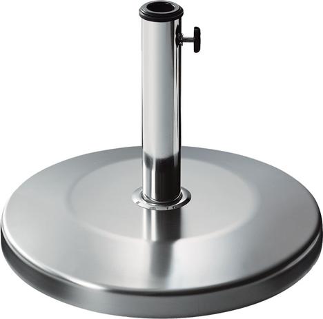 Base ombrellone em inox redonda 25kg - Bel Lazer Menor preço em Base ombrellone em inox redonda 25kg - Bel Lazer