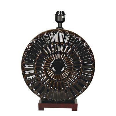 Base p/ abajur ceramica 48cmh 1xe27- pt - Bella iluminação Menor preço em Base p/ abajur ceramica 48cmh 1xe27- pt - Bella iluminação