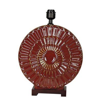 Base p/ abajur ceramica 48cmh 1xe27- verm - Bella iluminação Menor preço em Base p/ abajur ceramica 48cmh 1xe27- verm - Bella iluminação