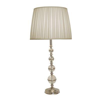 Base p/abajur darri 18cmx70cmh 1xe27 - tr/crom - Bella iluminação Menor preço em Base p/abajur darri 18cmx70cmh 1xe27 - tr/crom - Bella iluminação