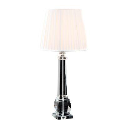 Base p/ abajur em aco/vidro 52cmh 1xe27- cr/tr - Bella iluminação Menor preço em Base p/ abajur em aco/vidro 52cmh 1xe27- cr/tr - Bella iluminação