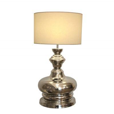 Base p/abajur jaitai 43cmx70cmh 1xe27 - cromado - Bella iluminação Menor preço em Base p/abajur jaitai 43cmx70cmh 1xe27 - cromado - Bella iluminação