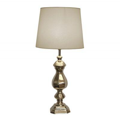 Base p/abajur mandi 18cmx60cmh 1xe27 - cromado - Bella iluminação Menor preço em Base p/abajur mandi 18cmx60cmh 1xe27 - cromado - Bella iluminação