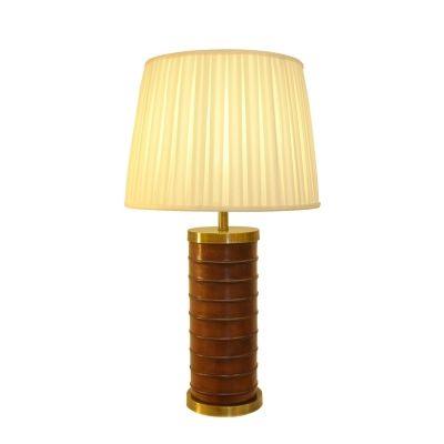 Base p/abajur satna 19cmx60cmh 1xe27 - marrom/our - Bella iluminação Menor preço em Base p/abajur satna 19cmx60cmh 1xe27 - marrom/our - Bella iluminação