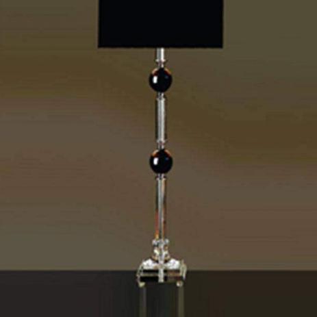 Base para Abajur em Vidro Classic Bella Iluminação Preto/Prata Menor preço em Base para Abajur em Vidro Classic Bella Iluminação Preto/Prata
