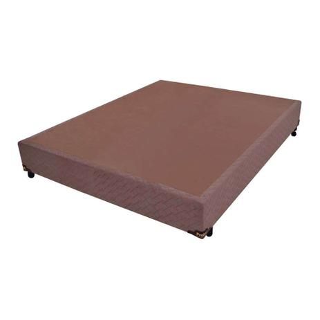 Base para Cama Box Casal Angelo Camurça - Probel Menor preço em Base para Cama Box Casal Angelo Camurça - Probel