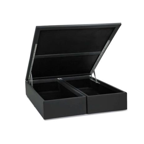 Base para Cama Box Queen Physical ll com Baú (39x158x198) Cinza - Ortobom Menor preço em Base para Cama Box Queen Physical ll com Baú (39x158x198) Cinza - Ortobom