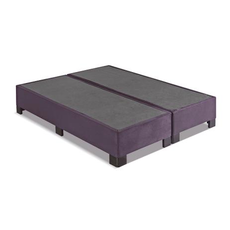 Base para Cama Box Queen Sommier Berinjela - Kappesberg Menor preço em Base para Cama Box Queen Sommier Berinjela - Kappesberg