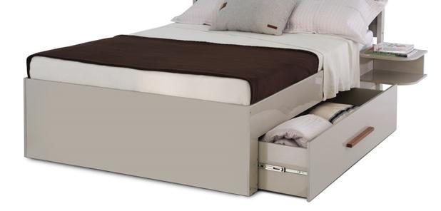 Base Para Cama De Casal Box Mônaco Com Criado Mudo Off White/Madeira - Tebarrot é boa?