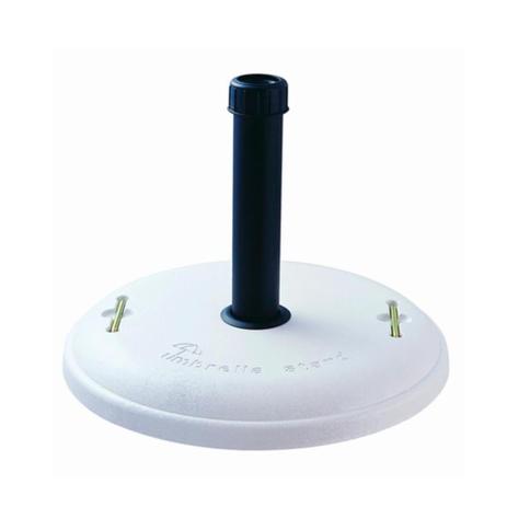 Base para guarda-sol e ombrelone em concreto branco 22 kg - Belfix Menor preço em Base para guarda-sol e ombrelone em concreto branco 22 kg - Belfix