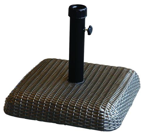 Base para ombrellone concreto revestido Rattan Marrom 30Kg - Bel Lazer Menor preço em Base para ombrellone concreto revestido Rattan Marrom 30Kg - Bel Lazer