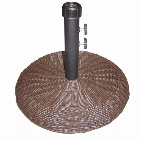 Base para ombrellone em resina marrom 16 Kg - Bel Lazer Menor preço em Base para ombrellone em resina marrom 16 Kg - Bel Lazer