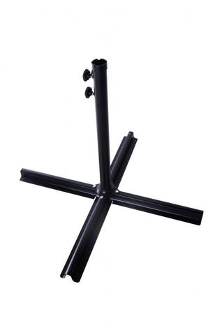 Base para ombrellone suspenso em X Preto - Bel Lazer Menor preço em Base para ombrellone suspenso em X Preto - Bel Lazer
