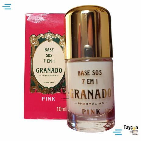 Base para unhas fracas SOS 7 em 1 Granado Pink 10ml Menor preço em Base para unhas fracas SOS 7 em 1 Granado Pink 10ml
