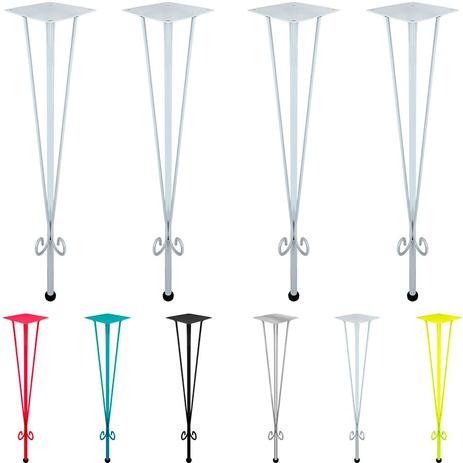 Base Pés de Mesa de Jantar Hairpin Legs Vintage - 04 Um - Genus móveis é ruim? Base Pés de Mesa de Jantar Hairpin Legs Vintage - 04 Um - Genus móveis é boa?