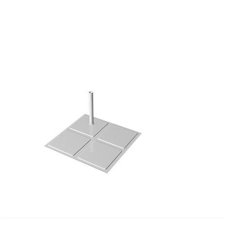 Base POP Para Manequim Infantil 1 Pino Branco 0,22 x 0,22m - Cód. 8621 - Gecede industria e comercio ltda Menor preço em Base POP Para Manequim Infantil 1 Pino Branco 0,22 x 0,22m - Cód. 8621 - Gecede industria e comercio ltda