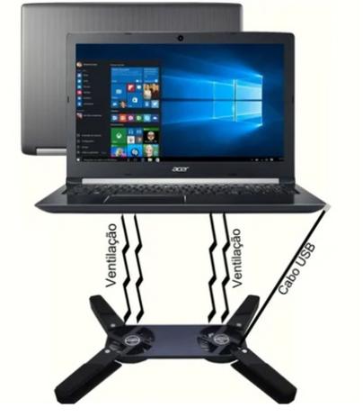 Base Refrigerada para Notebook com Cooler Duplo Hrebos até 15,6 Polegadas é ruim? Base Refrigerada para Notebook com Cooler Duplo Hrebos até 15,6 Polegadas é boa?
