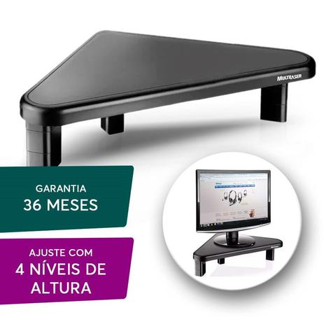 Base Suporte Monitor Multilaser 4 Níveis com Ajuste Preto é boa?