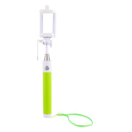 Bastão extensor Vivitar com botão de disparo para selfie - Limão Menor preço em Bastão extensor Vivitar com botão de disparo para selfie - Limão