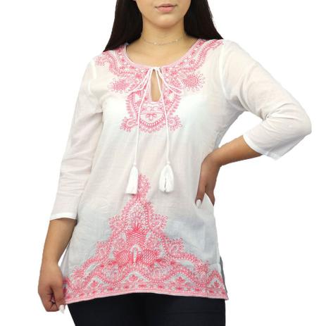 blusa estilo bata feminina