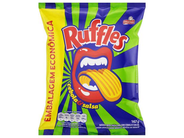 Batata Cebola e Salsa Ruffles 167g Menor preço em Batata Cebola e Salsa Ruffles 167g