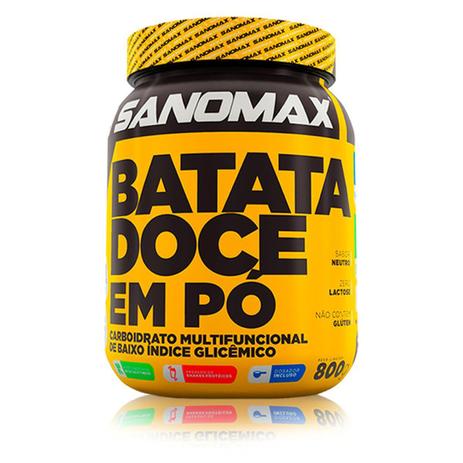 Batata doce em pó 800g - sanomax Menor preço em Batata doce em pó 800g - sanomax