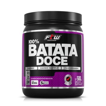 Batata Doce em Pó Ganho De Massa Magra FTW - 500g Menor preço em Batata Doce em Pó Ganho De Massa Magra FTW - 500g