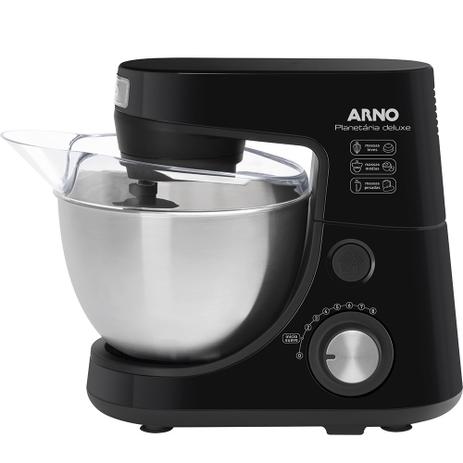 Batedeira Arno Planetaria Deluxe SX83, 8 Velocidades, Tigela 4 Litros, 300W, 110V - Preto e Inox Menor preço em Batedeira Arno Planetaria Deluxe SX83, 8 Velocidades, Tigela 4 Litros, 300W, 110V - Preto e Inox