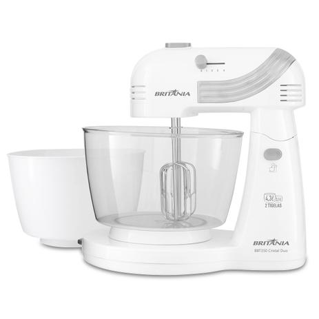 Batedeira Britânia BBT350B Cristal Duo 350W Menor preço em Batedeira Britânia BBT350B Cristal Duo 350W